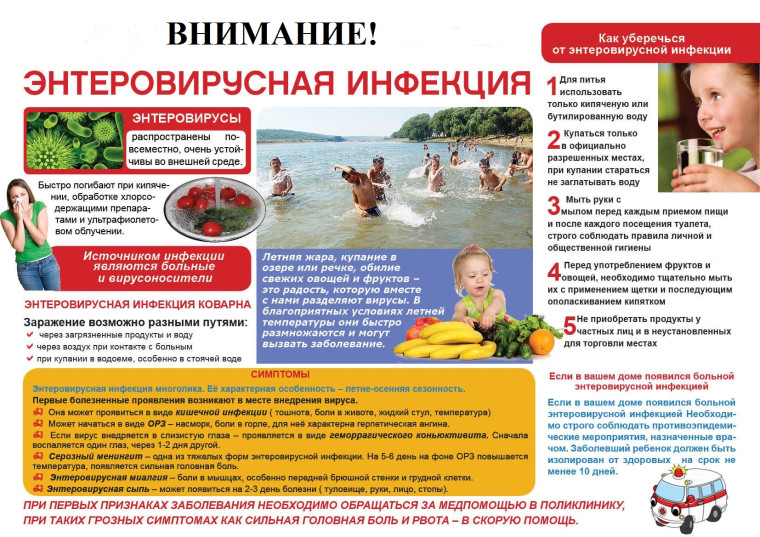 Памятка по энтеровирусной инфекции. Памятка по энтеровирусной инфекции.